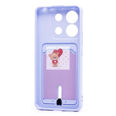 Чехол-накладка для Xiaomi Redmi Note 13 Pro 5G (светло-фиолетовый) - SC304 с картхолдером Чехол-накладка для Xiaomi Redmi Note 13 Pro 5G (светло-фиолетовый) - SC304 с картхолдером