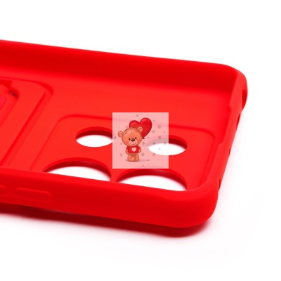 Чехол-накладка для Xiaomi Redmi Note 13 Pro 5G (красный) - SC304 с картхолдером Чехол-накладка для Xiaomi Redmi Note 13 Pro 5G (красный) - SC304 с картхолдером