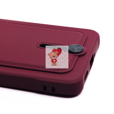 Чехол-накладка для Xiaomi Redmi Note 13 Pro+ (бордовый) - SC304 с картхолдером Чехол-накладка для Xiaomi Redmi Note 13 Pro+ (бордовый) - SC304 с картхолдером