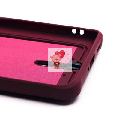 Чехол-накладка для Xiaomi Redmi Note 13 Pro+ (бордовый) - SC304 с картхолдером Чехол-накладка для Xiaomi Redmi Note 13 Pro+ (бордовый) - SC304 с картхолдером