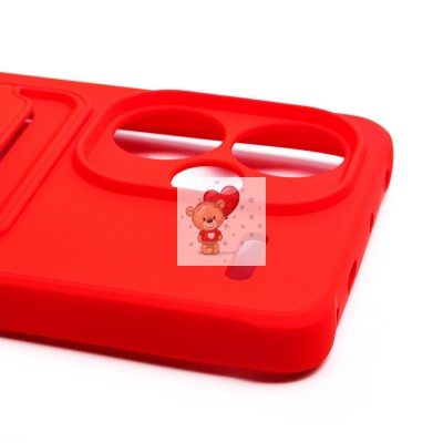 Чехол-накладка для Xiaomi Redmi Note 13 Pro+ (красный) - SC304 с картхолдером Чехол-накладка для Xiaomi Redmi Note 13 Pro+ (красный) - SC304 с картхолдером