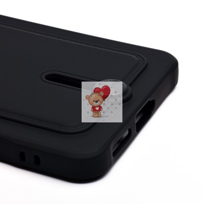 Чехол-накладка для Xiaomi Redmi Note 14 4G (черный) - SC304 с картхолдером