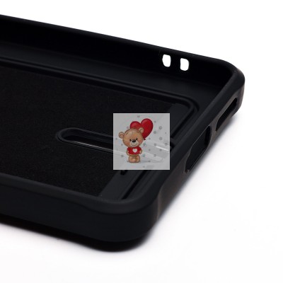 Чехол-накладка для Xiaomi Redmi Note 14 4G (черный) - SC304 с картхолдером