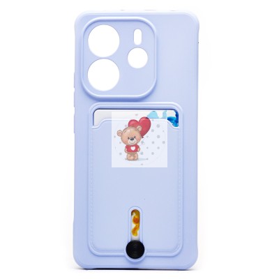 Чехол-накладка для Xiaomi Redmi Note 14 4G (светло-фиолетовый) - SC304 с картхолдером Чехол-накладка для Xiaomi Redmi Note 14 4G (светло-фиолетовый) - SC304 с картхолдером