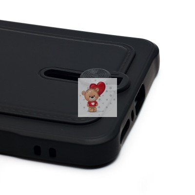 Чехол-накладка для Xiaomi Redmi Note 14 5G Global (черный) - SC304 с картхолдером