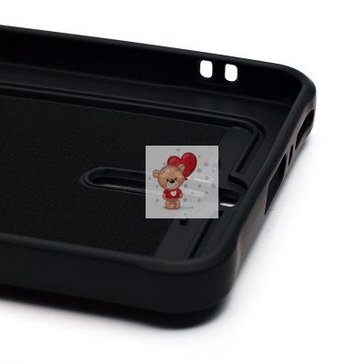 Чехол-накладка для Xiaomi Redmi Note 14 5G Global (черный) - SC304 с картхолдером