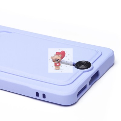 Чехол-накладка для Xiaomi Redmi Note 14 Pro 4G (светло-фиолетовый) - SC304 с картхолдером