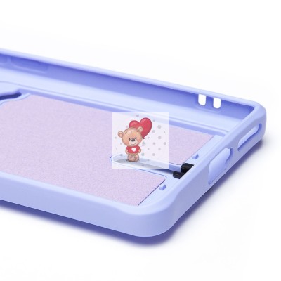 Чехол-накладка для Xiaomi Redmi Note 14 Pro 4G (светло-фиолетовый) - SC304 с картхолдером