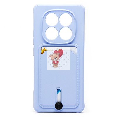 Чехол-накладка для Xiaomi Redmi Note 14 Pro 5G Global (светло-фиолетовый) - SC304 с картхолдером Чехол-накладка для Xiaomi Redmi Note 14 Pro 5G Global (светло-фиолетовый) - SC304 с картхолдером