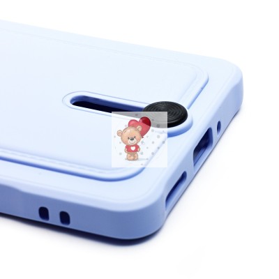 Чехол-накладка для Xiaomi Redmi Note 14 Pro 5G Global (светло-фиолетовый) - SC304 с картхолдером