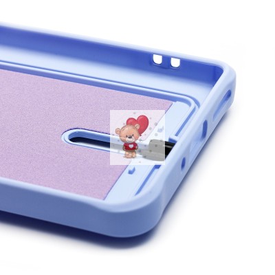 Чехол-накладка для Xiaomi Redmi Note 14 Pro 5G Global (светло-фиолетовый) - SC304 с картхолдером