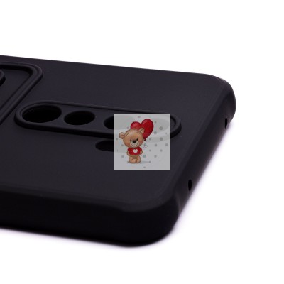 Чехол-накладка для Xiaomi Redmi Note 8 Pro (черный) - SC304 с картхолдером Чехол-накладка для Xiaomi Redmi Note 8 Pro (черный) - SC304 с картхолдером