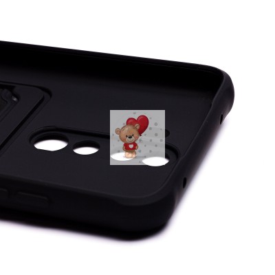 Чехол-накладка для Xiaomi Redmi Note 8 Pro (черный) - SC304 с картхолдером Чехол-накладка для Xiaomi Redmi Note 8 Pro (черный) - SC304 с картхолдером