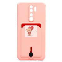 Чехол-накладка для Xiaomi Redmi Note 8 Pro (светло-розовый) - SC304 с картхолдером Чехол-накладка для Xiaomi Redmi Note 8 Pro (светло-розовый) - SC304 с картхолдером