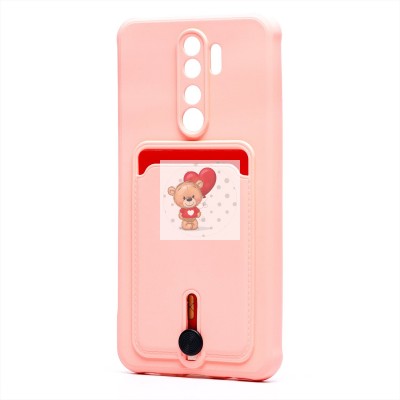 Чехол-накладка для Xiaomi Redmi Note 8 Pro (светло-розовый) - SC304 с картхолдером Чехол-накладка для Xiaomi Redmi Note 8 Pro (светло-розовый) - SC304 с картхолдером