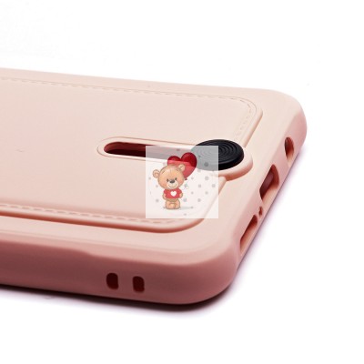 Чехол-накладка для Xiaomi Redmi Note 8 Pro (светло-розовый) - SC304 с картхолдером Чехол-накладка для Xiaomi Redmi Note 8 Pro (светло-розовый) - SC304 с картхолдером