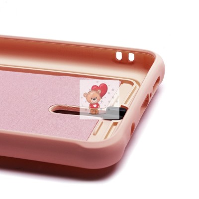 Чехол-накладка для Xiaomi Redmi Note 8 Pro (светло-розовый) - SC304 с картхолдером Чехол-накладка для Xiaomi Redmi Note 8 Pro (светло-розовый) - SC304 с картхолдером