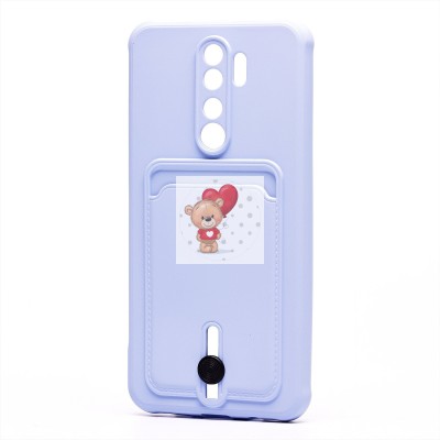 Чехол-накладка для Xiaomi Redmi Note 8 Pro (светло-фиолетовый) - SC304 с картхолдером