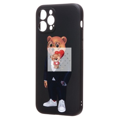 Чехол-накладка для Apple iPhone 12 Pro - (001) (черный) - SC307 Чехол-накладка для Apple iPhone 12 Pro - (001) (черный) - SC307