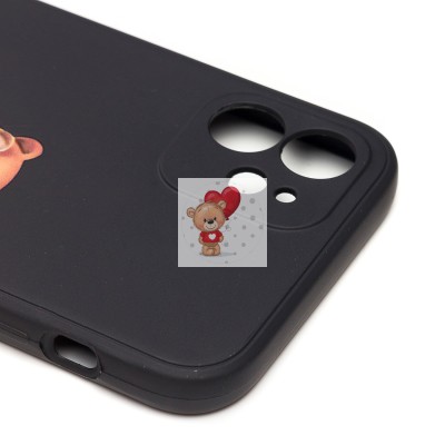 Чехол-накладка для Apple iPhone 12 - (005) (черный) - SC307