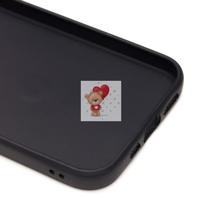 Чехол-накладка для Apple iPhone 12 - (005) (черный) - SC307