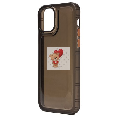 Чехол-накладка для Apple iPhone 12 Pro (черный) - SC308 Чехол-накладка для Apple iPhone 12 Pro (черный) - SC308