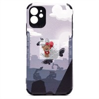 Чехол-накладка для Apple iPhone 11 - (001) (черный) - SC310