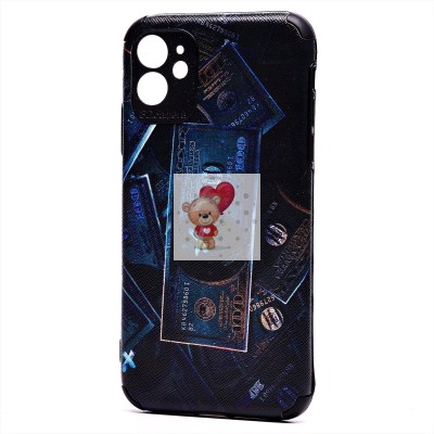 Чехол-накладка для Apple iPhone 11 - (002) (черный) - SC310 Чехол-накладка для Apple iPhone 11 - (002) (черный) - SC310