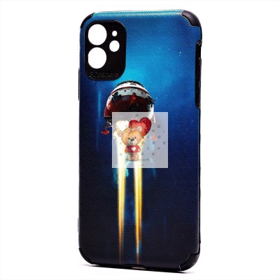 Чехол-накладка для Apple iPhone 11 - (004) (черный) - SC310