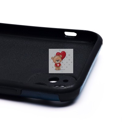 Чехол-накладка для Apple iPhone 11 - (004) (черный) - SC310