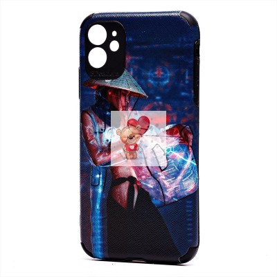 Чехол-накладка для Apple iPhone 11 -7 (черный) - SC310