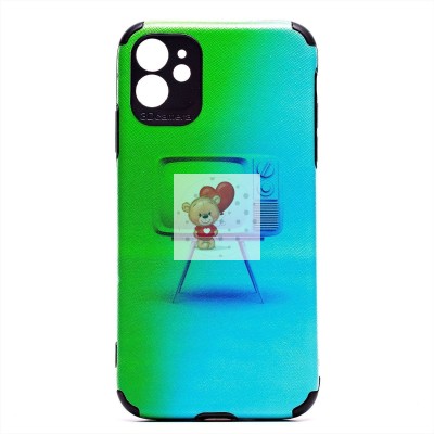 Чехол-накладка для Apple iPhone 11 - (008) (черный) - SC310