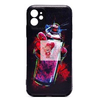 Чехол-накладка для Apple iPhone 11 - (12) (черный) - SC310