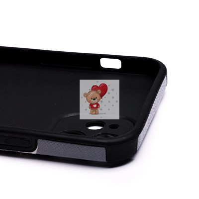 Чехол-накладка для Apple iPhone 12 - (001) (черный) - SC310