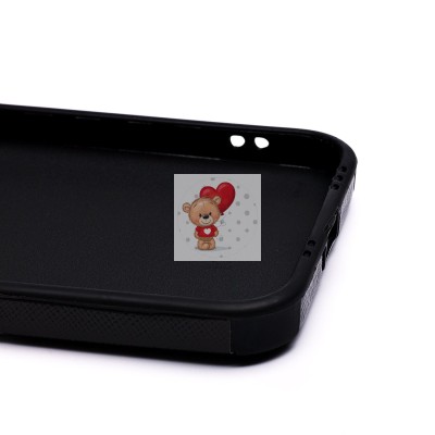 Чехол-накладка для Apple iPhone 12 - (001) (черный) - SC310