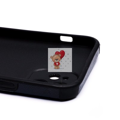 Чехол-накладка для Apple iPhone 12 - (003) (черный) - SC310