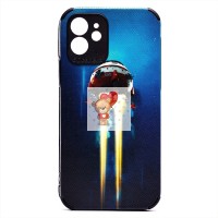 Чехол-накладка для Apple iPhone 12 - (004) (черный) - SC310 Чехол-накладка для Apple iPhone 12 - (004) (черный) - SC310