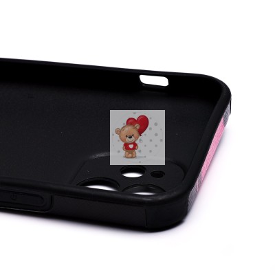 Чехол-накладка для Apple iPhone 12 - (005) (черный) - SC310