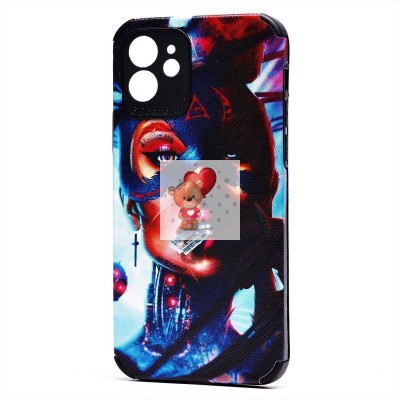 Чехол-накладка для Apple iPhone 12 - (006) (черный) - SC310