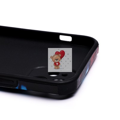 Чехол-накладка для Apple iPhone 12 - (006) (черный) - SC310