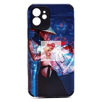 Чехол-накладка для Apple iPhone 12 - (007) (черный) - SC310