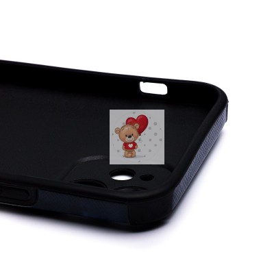 Чехол-накладка для Apple iPhone 12 - (007) (черный) - SC310