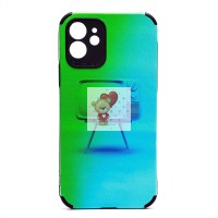 Чехол-накладка для Apple iPhone 12 - (008) (черный) - SC310