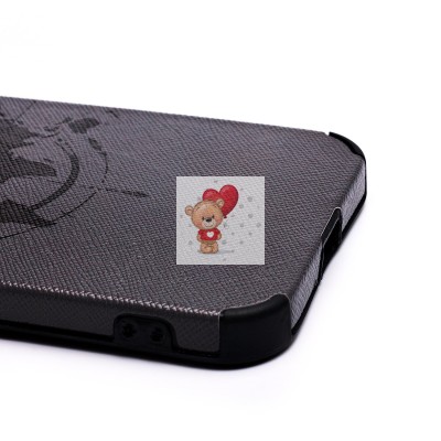 Чехол-накладка для Apple iPhone 12 - (009) (черный) - SC310