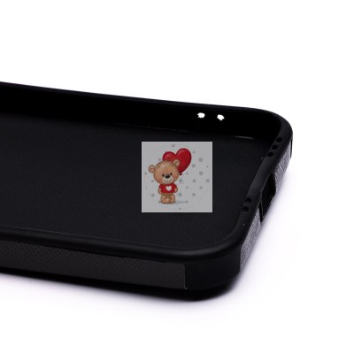 Чехол-накладка для Apple iPhone 12 - (009) (черный) - SC310