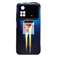 Чехол-накладка для Xiaomi Poco M4 Pro 4G - (004) (черный) - SC310