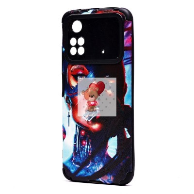 Чехол-накладка для Xiaomi Poco M4 Pro 4G - (006) (черный) - SC310