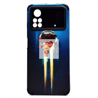 Чехол-накладка для Xiaomi Poco X4 Pro 5G - (004) (черный) - SC310