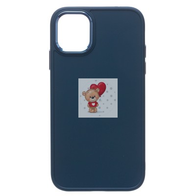 Чехол-накладка для Apple iPhone 11 (темно-синий) - SC311