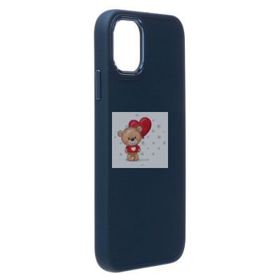 Чехол-накладка для Apple iPhone 11 (темно-синий) - SC311